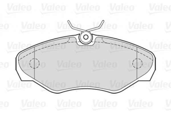 Valeo Σετ τακάκια, Δισκόφρενα - 301545