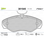 Valeo Σετ τακάκια, Δισκόφρενα - 301545