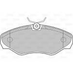 Valeo Σετ τακάκια, Δισκόφρενα - 598545