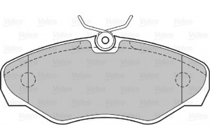 Valeo Σετ τακάκια, Δισκόφρενα - 598545