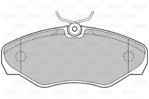 Valeo Σετ τακάκια, Δισκόφρενα - 598545