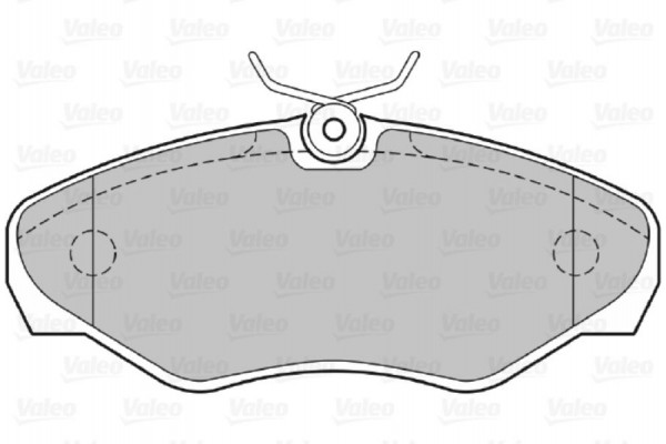 Valeo Σετ τακάκια, Δισκόφρενα - 598545