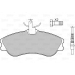 Valeo Σετ τακάκια, Δισκόφρενα - 598326