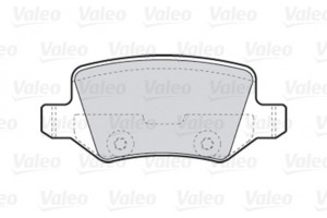 Valeo Σετ τακάκια, Δισκόφρενα - 301583