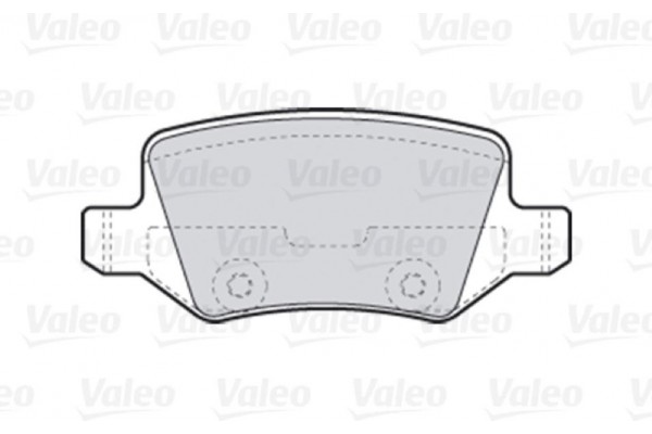 Valeo Σετ τακάκια, Δισκόφρενα - 301583