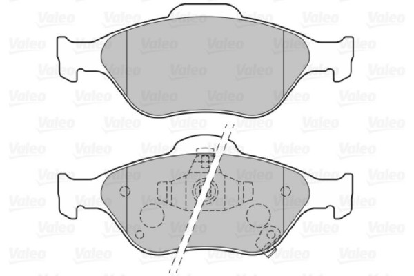 Valeo Σετ τακάκια, Δισκόφρενα - 301076