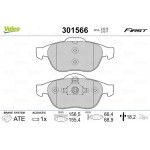 Valeo Σετ τακάκια, Δισκόφρενα - 301566