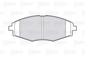 Valeo Σετ τακάκια, Δισκόφρενα - 301316