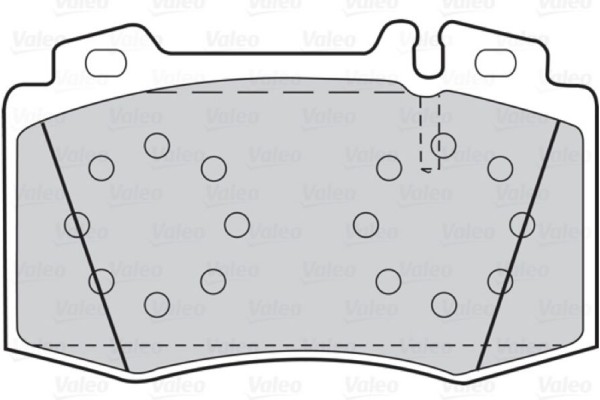 Valeo Σετ τακάκια, Δισκόφρενα - 302044