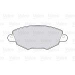 Valeo Σετ τακάκια, Δισκόφρενα - 301433
