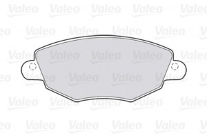 Valeo Σετ τακάκια, Δισκόφρενα - 301433