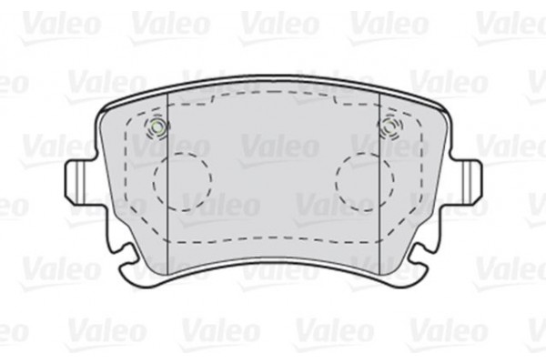 Valeo Σετ τακάκια, Δισκόφρενα - 301004