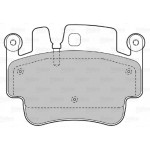 Valeo Σετ τακάκια, Δισκόφρενα - 598767