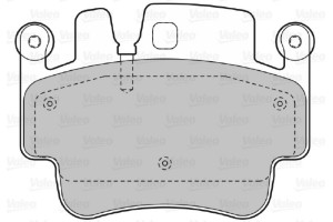 Valeo Σετ τακάκια, Δισκόφρενα - 598767