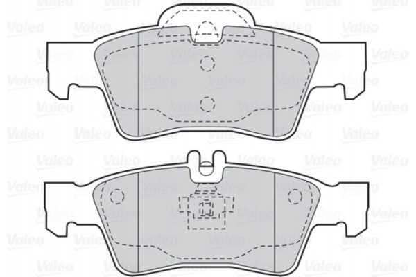 Valeo Σετ τακάκια, Δισκόφρενα - 302039