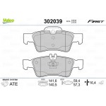 Valeo Σετ τακάκια, Δισκόφρενα - 302039