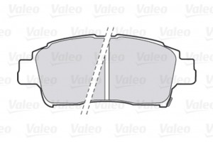 Valeo Σετ τακάκια, Δισκόφρενα - 301606