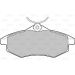 Valeo Σετ τακάκια, Δισκόφρενα - 598500