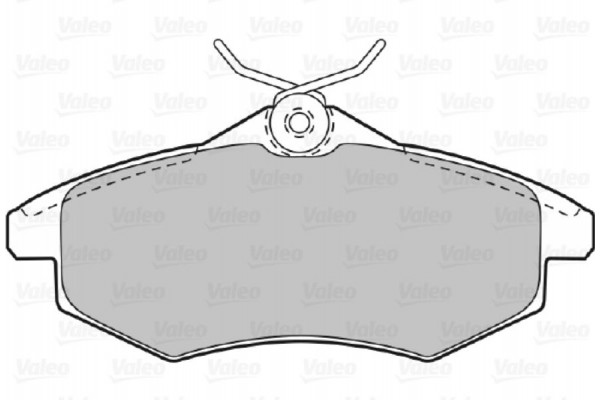 Valeo Σετ τακάκια, Δισκόφρενα - 598500