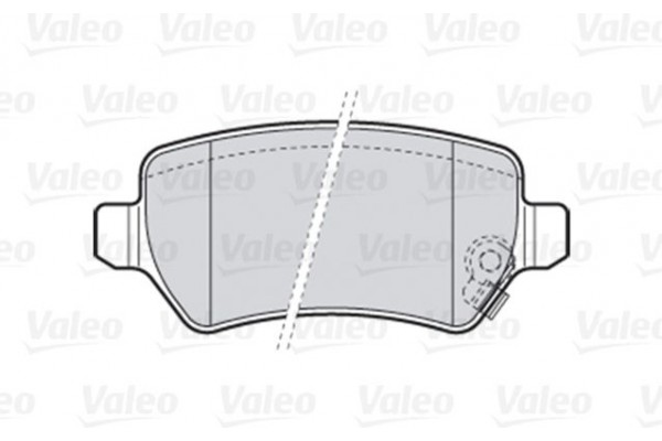 Valeo Σετ τακάκια, Δισκόφρενα - 301584