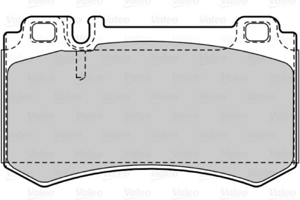 Valeo Σετ τακάκια, Δισκόφρενα - 601516