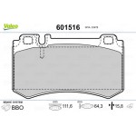 Valeo Σετ τακάκια, Δισκόφρενα - 601516