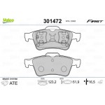 Valeo Σετ τακάκια, Δισκόφρενα - 301472