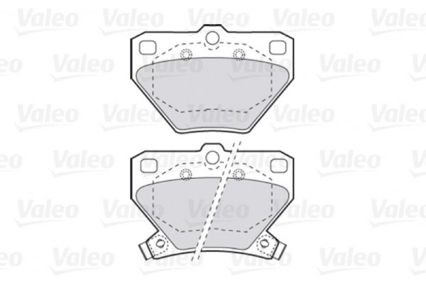 Valeo Σετ τακάκια, Δισκόφρενα - 301577
