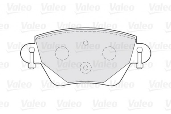 Valeo Σετ τακάκια, Δισκόφρενα - 301434