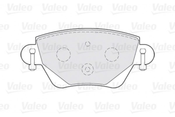 Valeo Σετ τακάκια, Δισκόφρενα - 301434