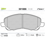 Valeo Σετ τακάκια, Δισκόφρενα - 301886