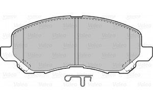 Valeo Σετ τακάκια, Δισκόφρενα - 598886