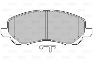 Valeo Σετ τακάκια, Δισκόφρενα - 598886