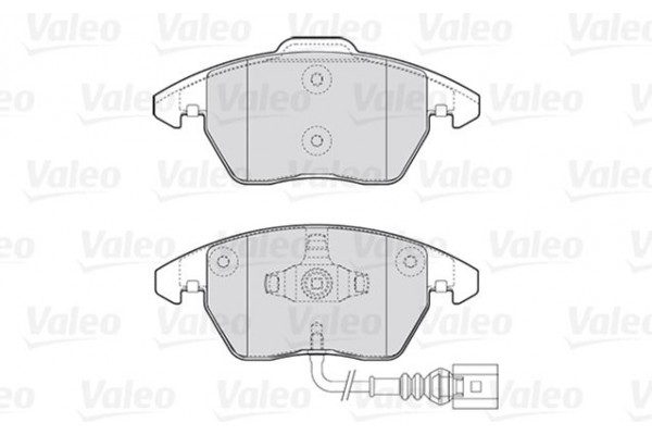 Valeo Σετ τακάκια, Δισκόφρενα - 301635