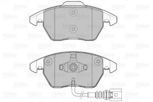 Valeo Σετ τακάκια, Δισκόφρενα - 598635