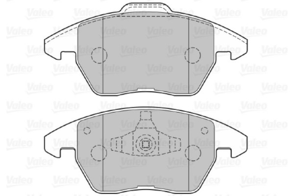 Valeo Σετ τακάκια, Δισκόφρενα - 301715