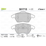 Valeo Σετ τακάκια, Δισκόφρενα - 301715
