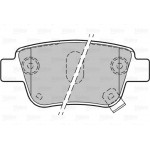 Valeo Σετ τακάκια, Δισκόφρενα - 301812