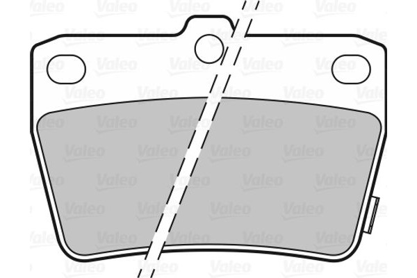 Valeo Σετ τακάκια, Δισκόφρενα - 301673