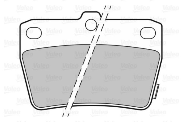 Valeo Σετ τακάκια, Δισκόφρενα - 301673
