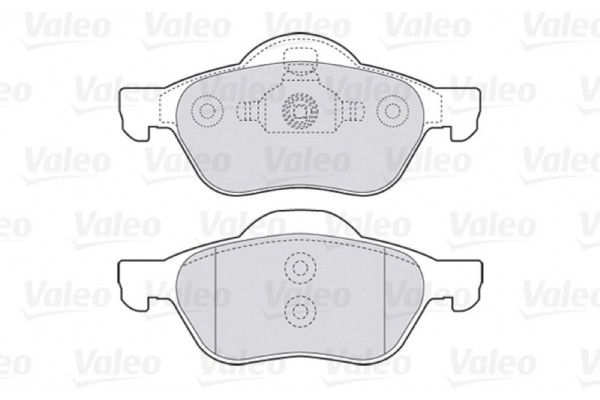 Valeo Σετ τακάκια, Δισκόφρενα - 301471