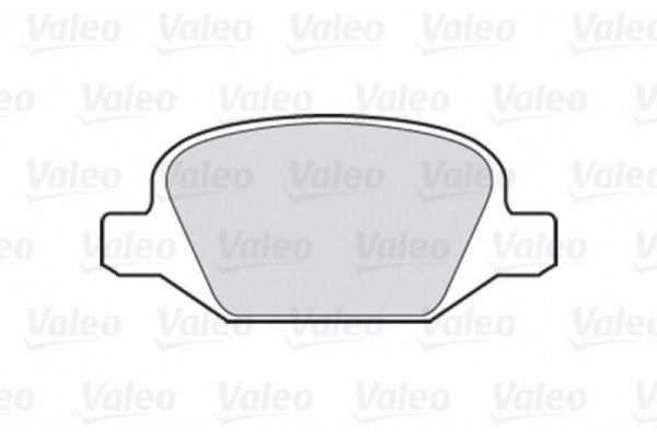 Valeo Σετ τακάκια, Δισκόφρενα - 301407