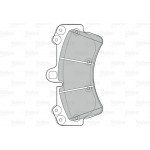 Valeo Σετ τακάκια, Δισκόφρενα - 302043