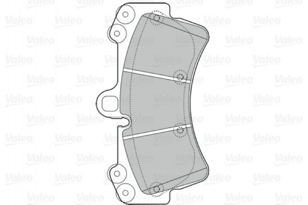 Valeo Σετ τακάκια, Δισκόφρενα - 302043