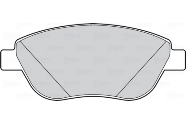 Valeo Σετ τακάκια, Δισκόφρενα - 301698