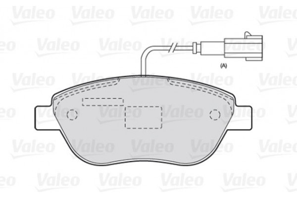 Valeo Σετ τακάκια, Δισκόφρενα - 301721