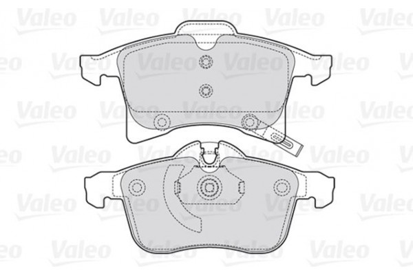 Valeo Σετ τακάκια, Δισκόφρενα - 301860