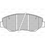 Valeo Σετ τακάκια, Δισκόφρενα - 301757