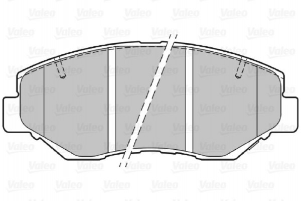 Valeo Σετ τακάκια, Δισκόφρενα - 301757