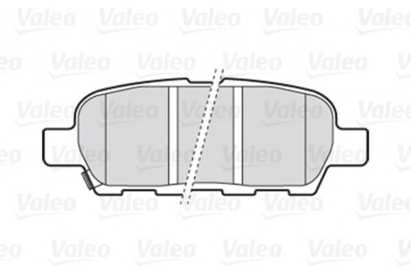 Valeo Σετ τακάκια, Δισκόφρενα - 301009